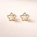 Aros Camelia Dorada