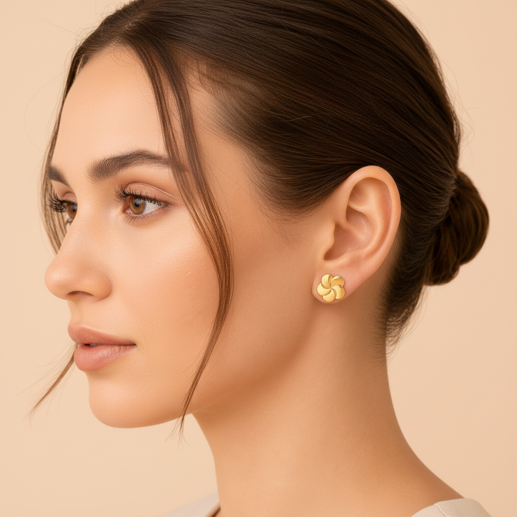 Modelo aros girasol natural