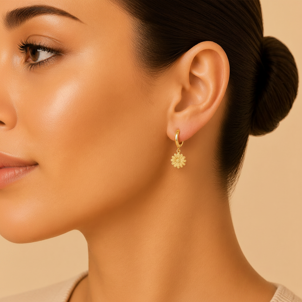 Modelo aros margarita